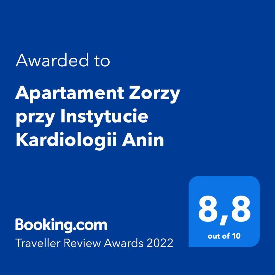 Apartament Zorzy Przy Instytucie Kardiologii Anin Warsaw Exterior photo